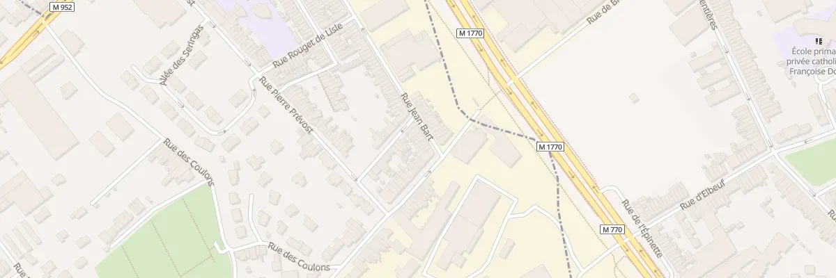 Plan du 138 Rue Jean Bart à Mouvaux