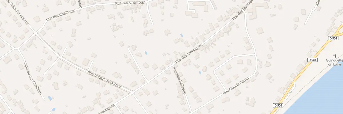 Plan du 84 Rue des Montapins à Nevers