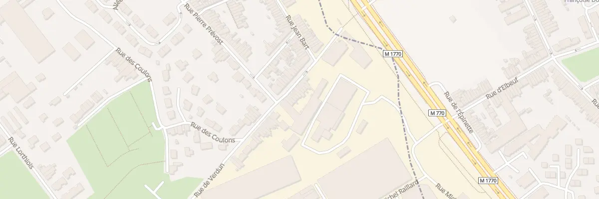 Plan du 288 Rue de Verdun à Mouvaux