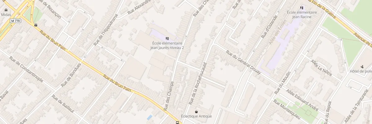 Plan du 46 Rue des Champs à Tourcoing