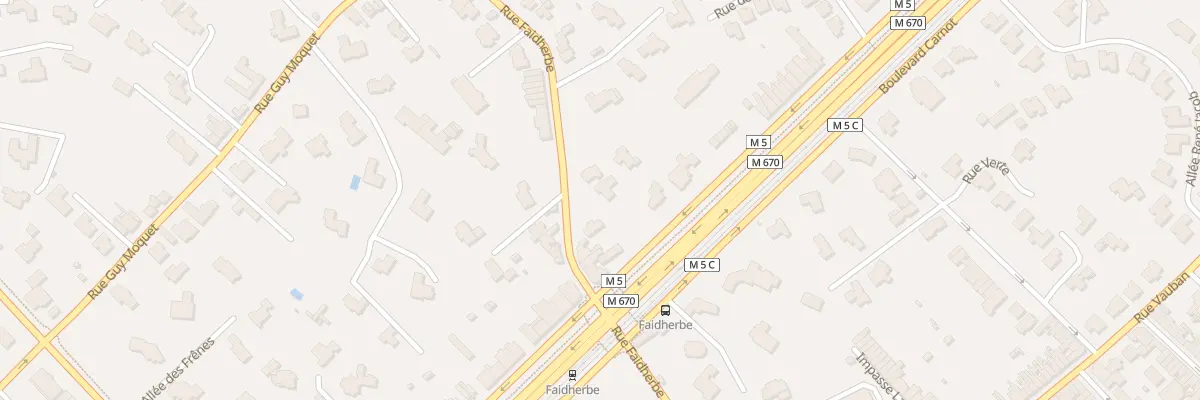 Plan du 88 Rue Faidherbe à Mouvaux