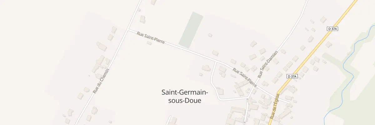Plan du 18 Rue Saint Pierre à Saint-Germain-sous-Doue