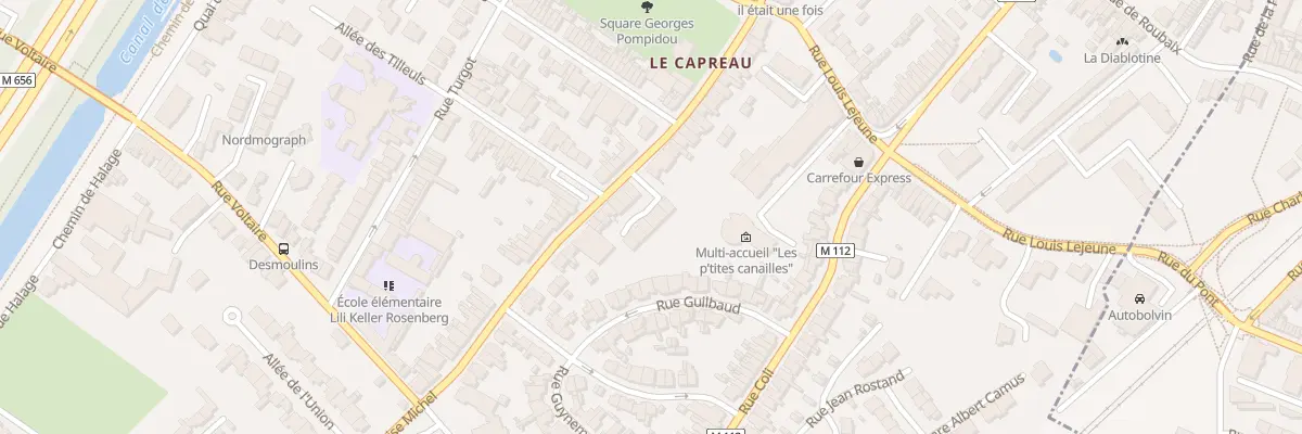 Plan du 106 Rue Louise Michel à Wasquehal
