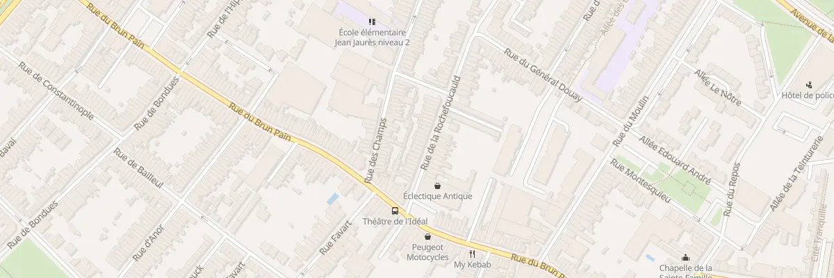 Plan du 23 Rue la Rochefoucauld à Tourcoing
