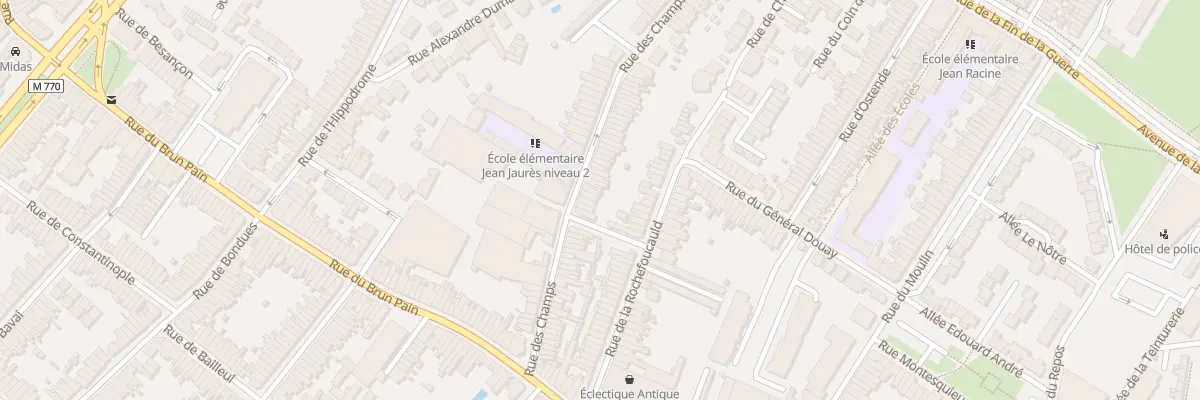 Plan du 52 Rue des Champs à Tourcoing