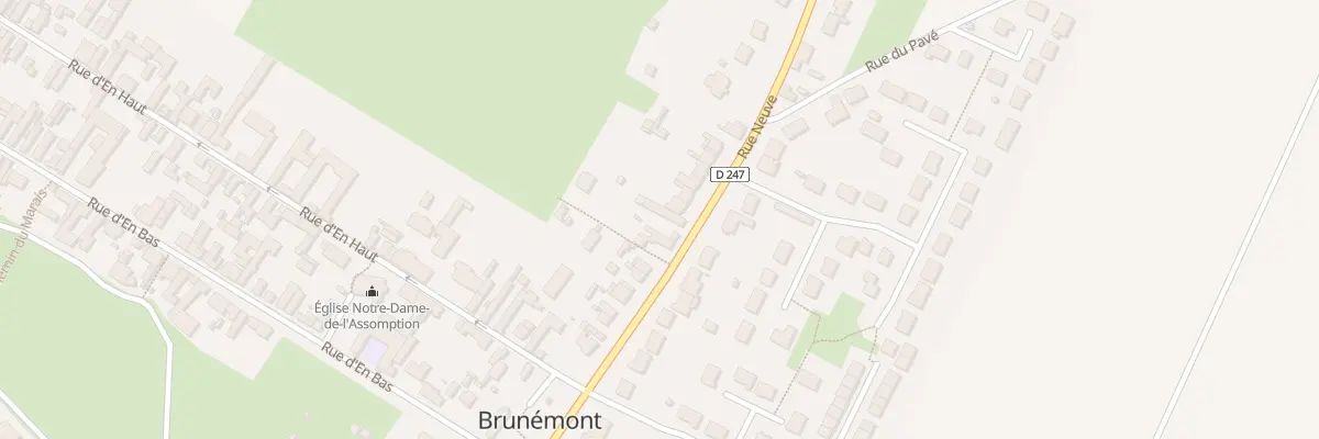 Plan du 189 Rue Neuve à Brunémont