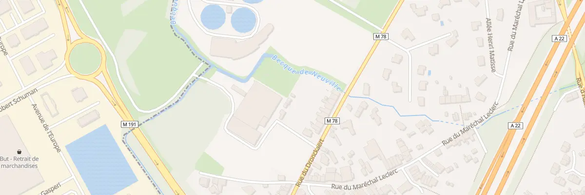 Plan du 19 Rue du Dronckaert à Neuville-en-Ferrain