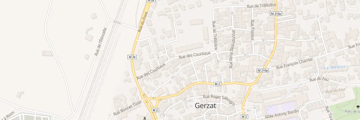 Plan du 11 Rue des Courtiaux à Gerzat