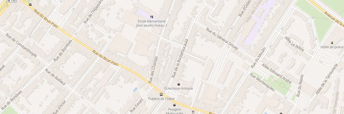 Plan du 33 Rue la Rochefoucauld à Tourcoing