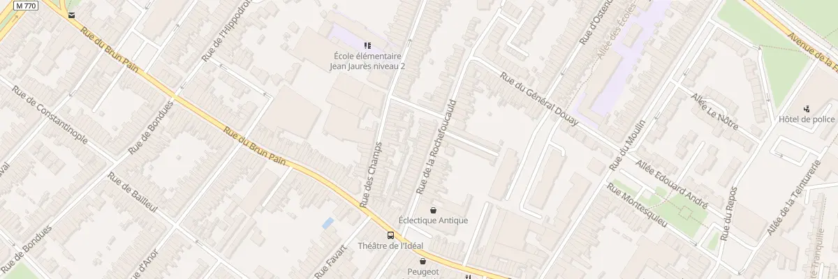 Plan du 35 Rue la Rochefoucauld à Tourcoing