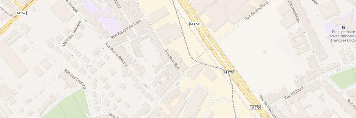 Plan du 113 Rue Jean Bart à Mouvaux