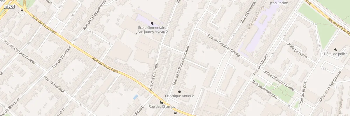 Plan du 41 Rue la Rochefoucauld à Tourcoing