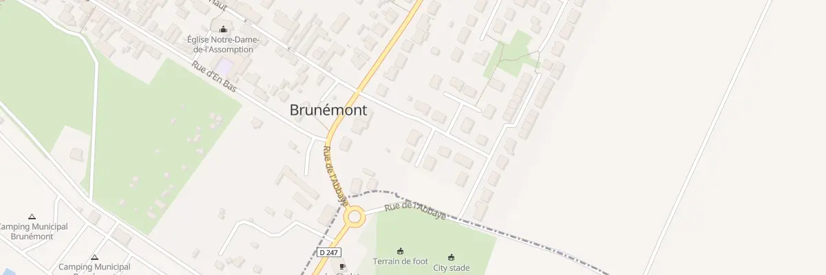 Plan du 1 Lot Residence Blanche Terre à Brunémont