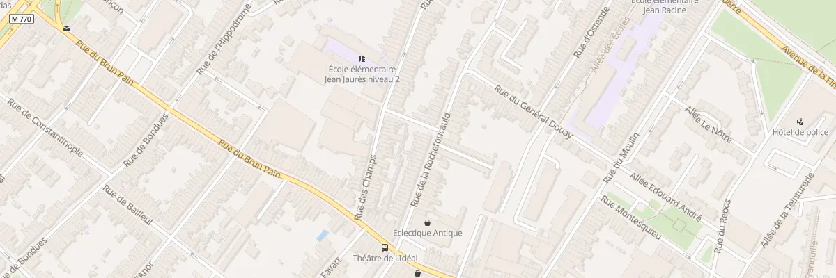 Plan du 43 Rue la Rochefoucauld à Tourcoing