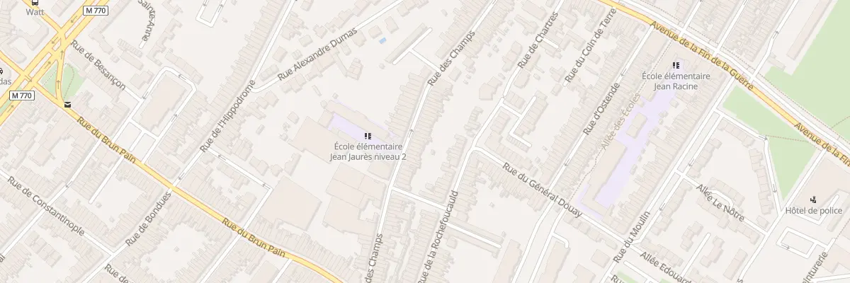 Plan du 70 Rue des Champs à Tourcoing