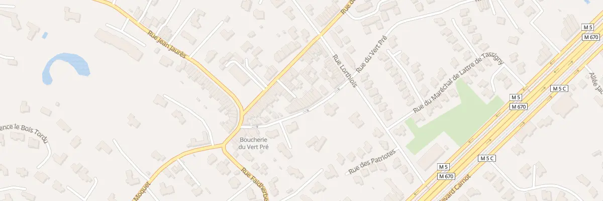 Plan du 39 Rue du Vert Pré à Mouvaux