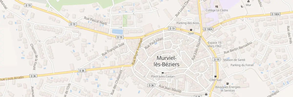 Plan du 9 Rue Julien Paul à Murviel-lès-Béziers