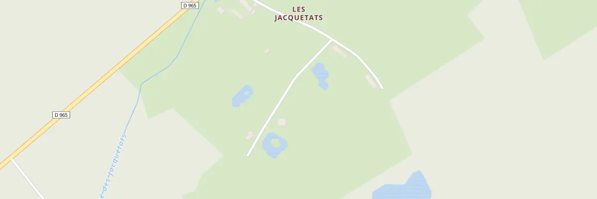 Plan du 433 Les Jacquetats à Mézilles