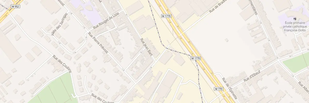 Plan du 121 Rue Jean Bart à Mouvaux