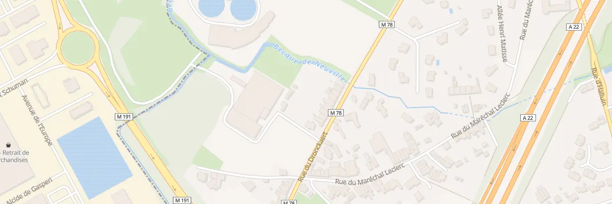 Plan du 17 Rue du Dronckaert à Neuville-en-Ferrain