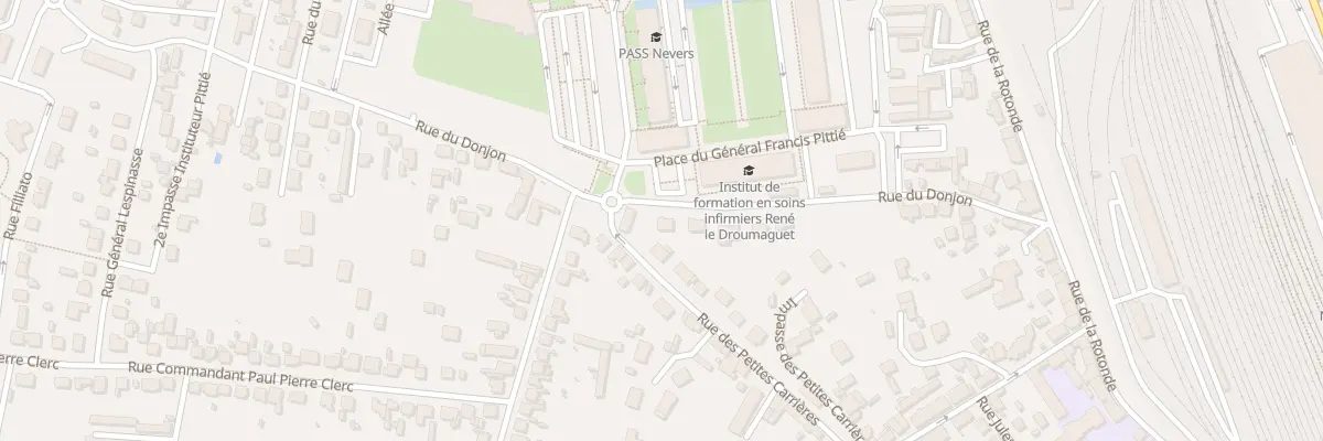 Plan du 20 Rue du Donjon à Nevers