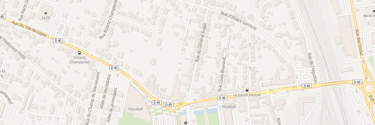 Plan du 9 Rue Général Auger à Nevers