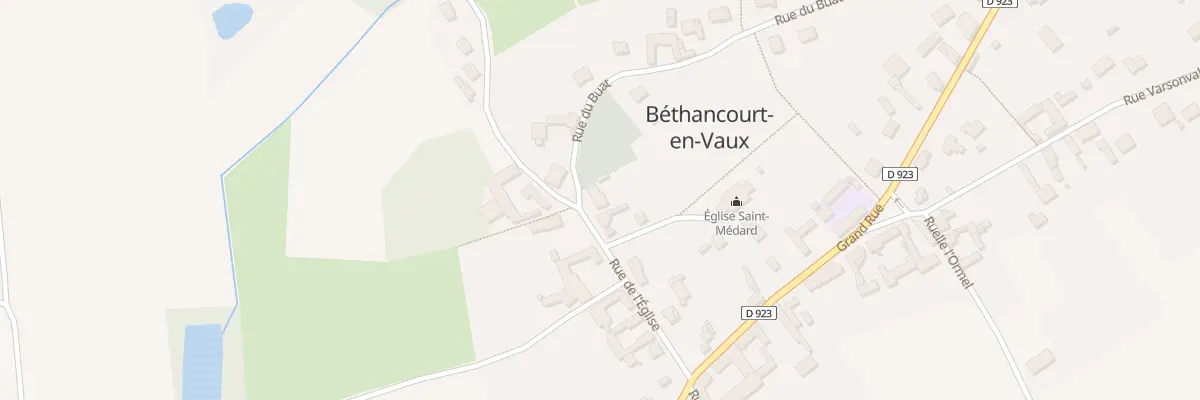 Plan du 10 Rue de l’Eglise à Béthancourt-en-Vaux