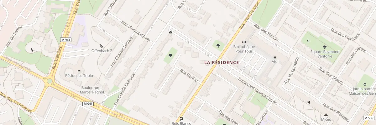 Plan du 16 Rue Berlioz à Villeneuve-d’Ascq
