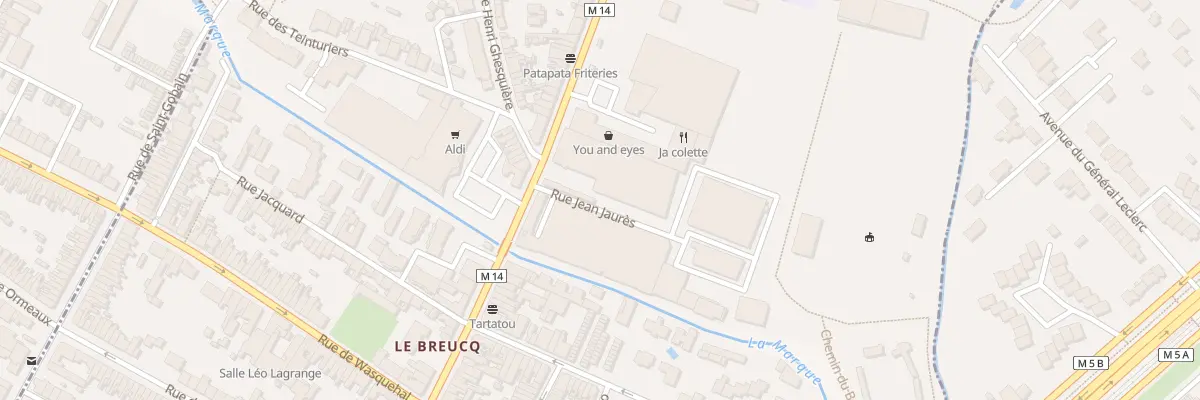 Plan du 204 Rue Jean Jaures à Villeneuve-d’Ascq