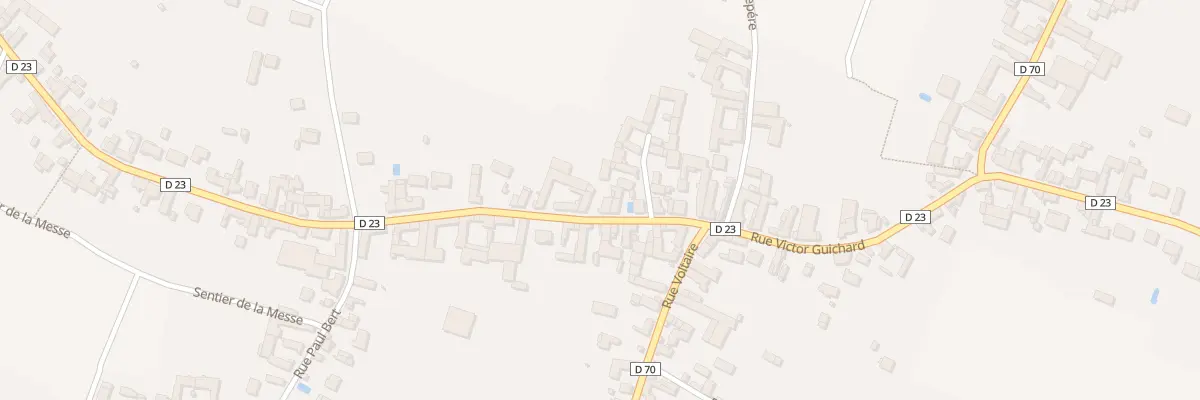 Plan du 75 Rue Victor Hugo à Vinneuf