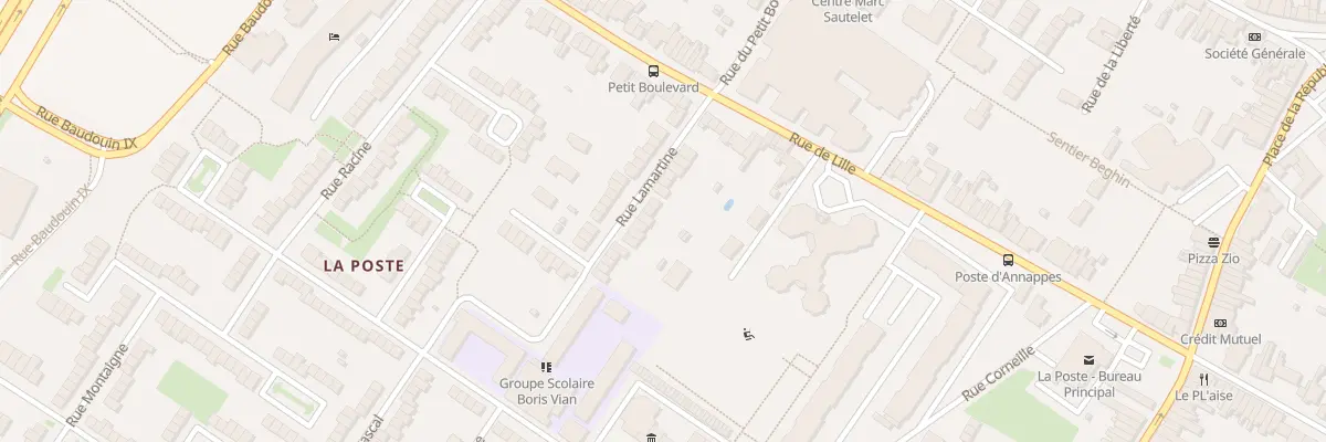 Plan du 15 Rue Lamartine à Villeneuve-d’Ascq