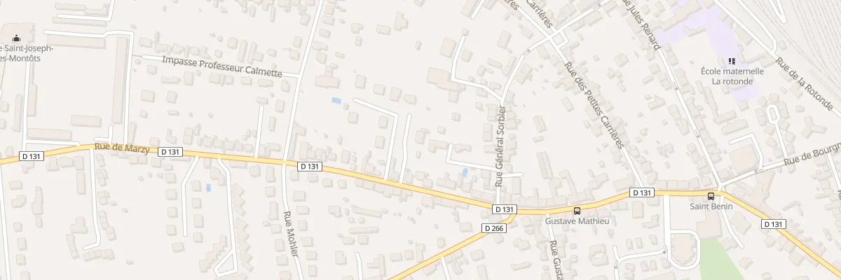 Plan du 17B Rue de Marzy à Nevers