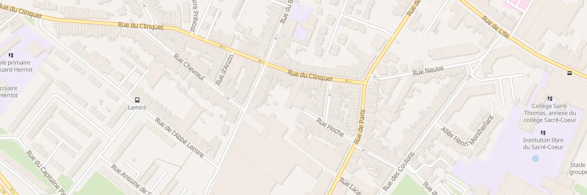 Plan du 29 Rue du Clinquet à Tourcoing