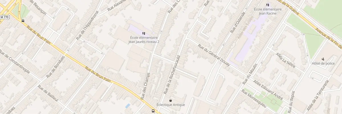 Plan du 51 Rue la Rochefoucauld à Tourcoing