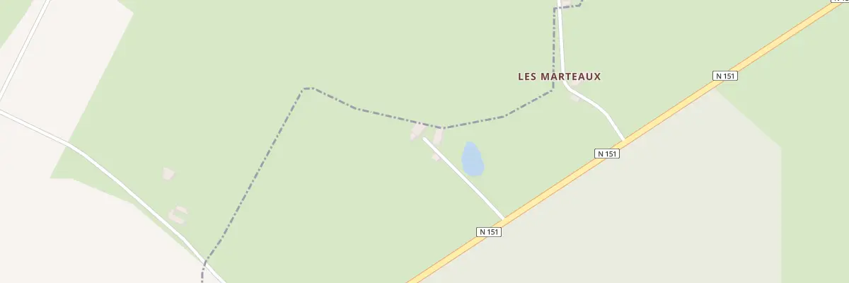 Plan du 105 Les Marteaux à Chasnay