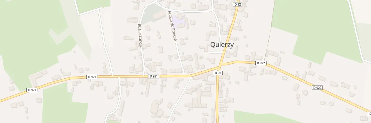 Plan du 2 Rle du Prieuré à Quierzy