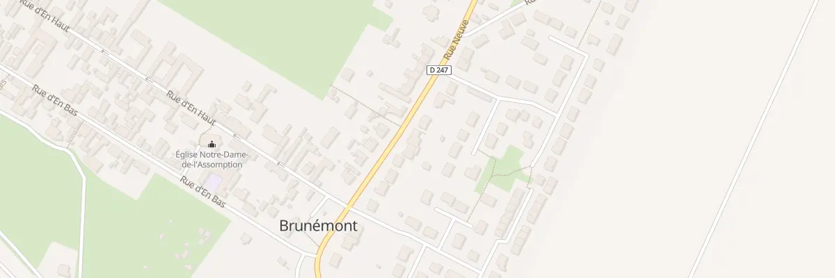 Plan du 160 Rue Neuve à Brunémont