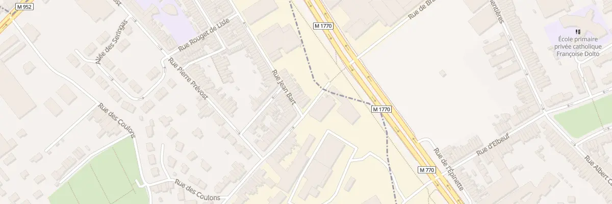 Plan du 127 Rue Jean Bart à Mouvaux