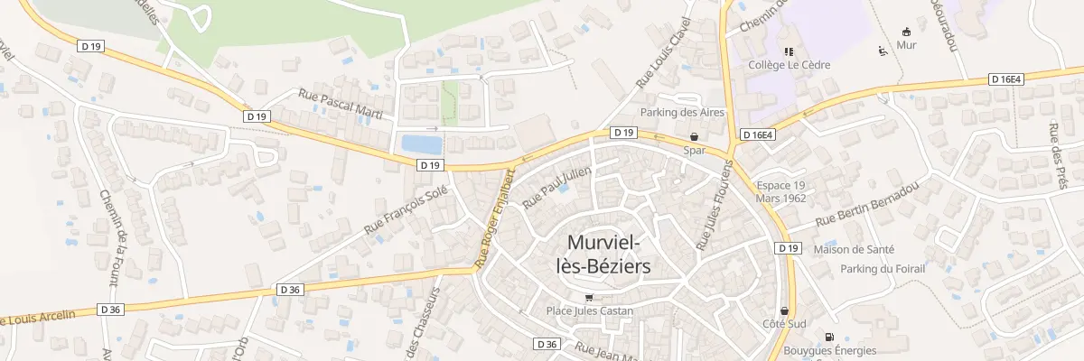 Plan du 7 Rue Lavagne Joseph à Murviel-lès-Béziers