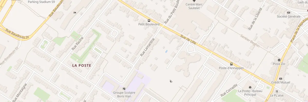 Plan du 11 Rue Lamartine à Villeneuve-d’Ascq