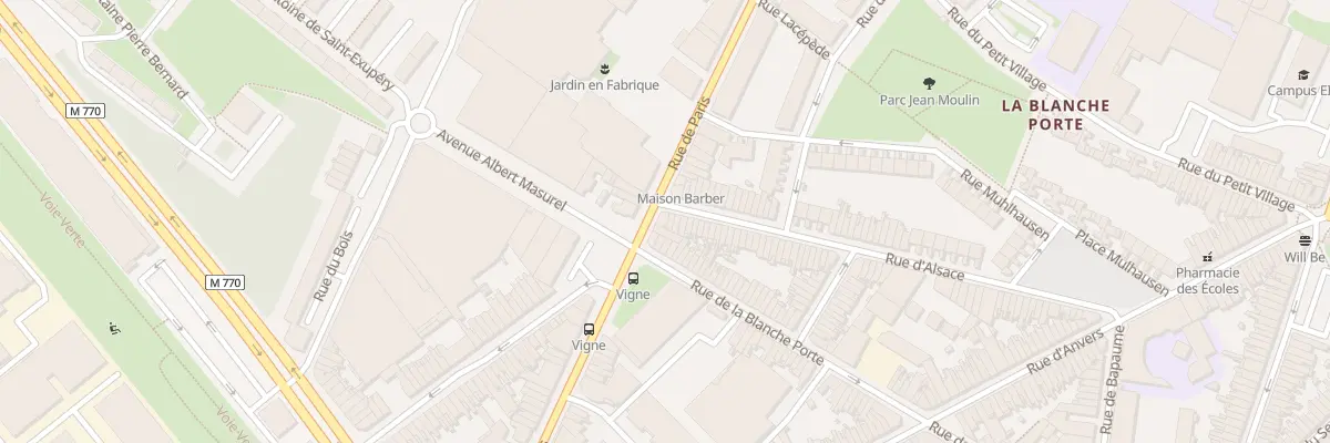 Plan du 121 Rue de Paris à Tourcoing