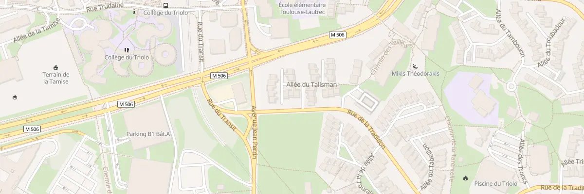Plan du 2 All du Talisman à Villeneuve-d’Ascq