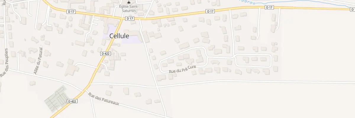Plan du 15 Rue des Littes à Chambaron sur Morge