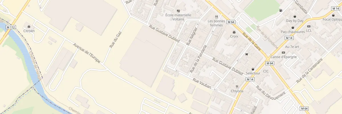 Plan du 13 Rue de la Plaine à Croix