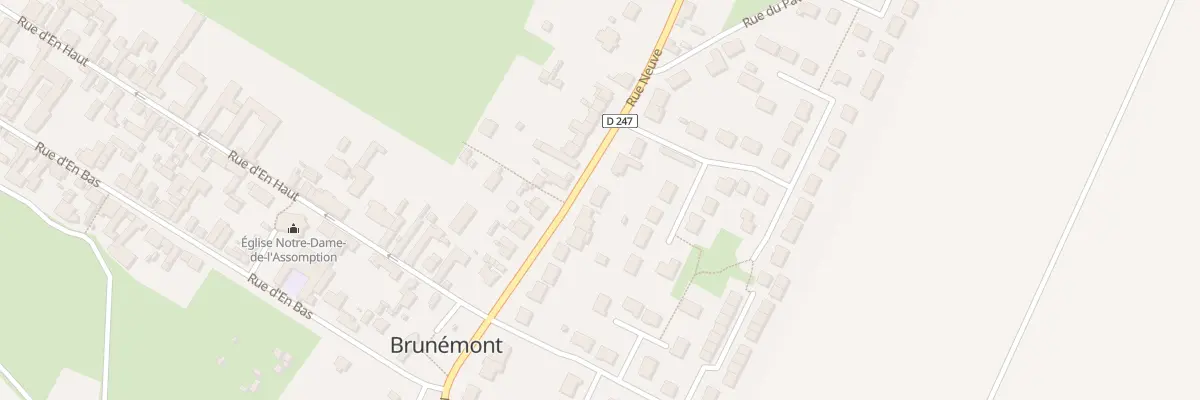 Plan du 172 Rue Neuve à Brunémont