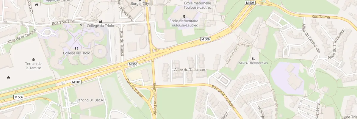 Plan du 9 All du Talisman à Villeneuve-d’Ascq