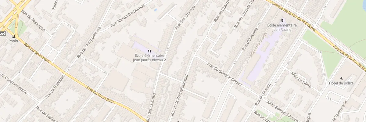 Plan du 69 Rue la Rochefoucauld à Tourcoing