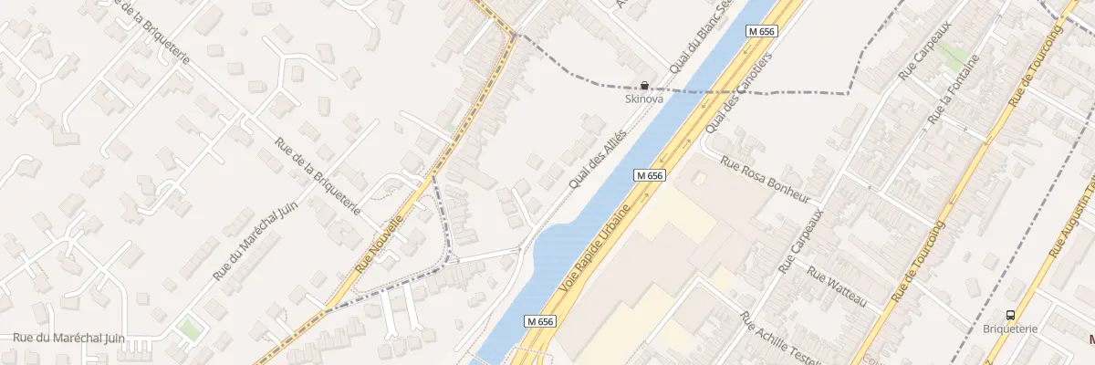 Plan du 1 Quai des Alliés à Wasquehal