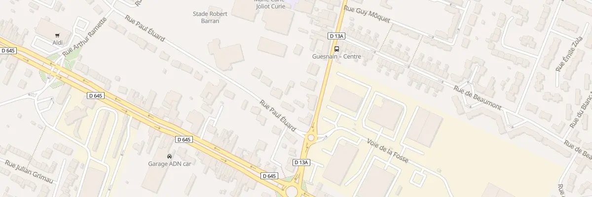 Plan du 290 Rue Jean Jaures à Guesnain