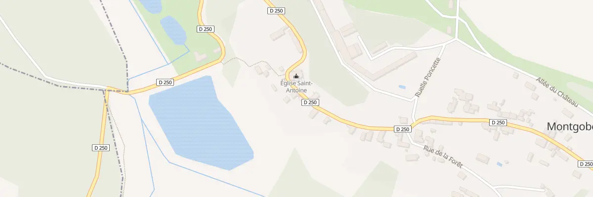 Plan du 6 Rue de l’Eglise à Montgobert